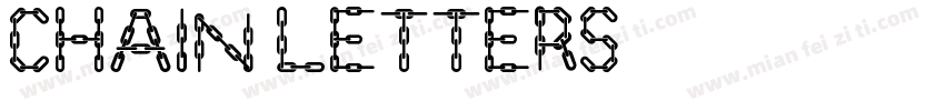 Chain Letters字体转换